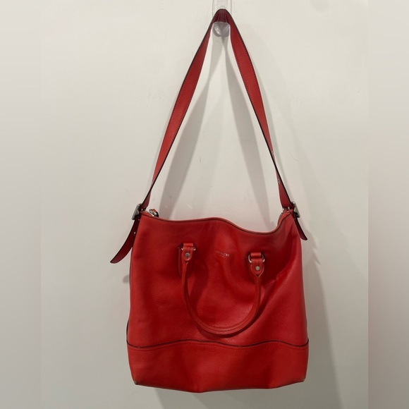 Coach Legacy Rory 
•north south satchel 
•shoulder bag large
•Leather Red - Picture 6 of 11